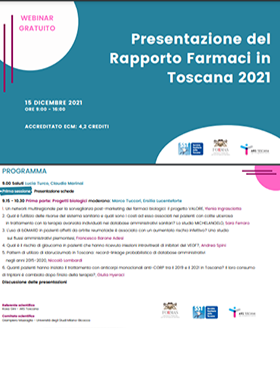 webinar presentazione Rapporto farmaci in Toscana 2020